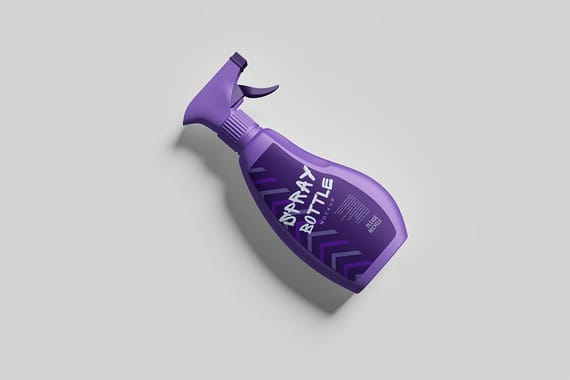 Spray Bottle Mockup