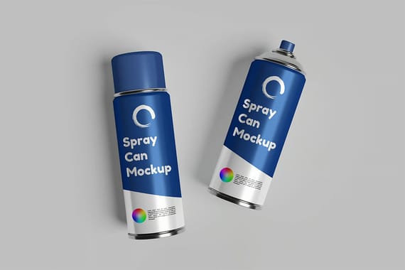 Spray Can Mockup