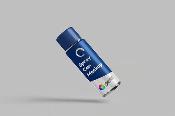 Spray Can Mockup