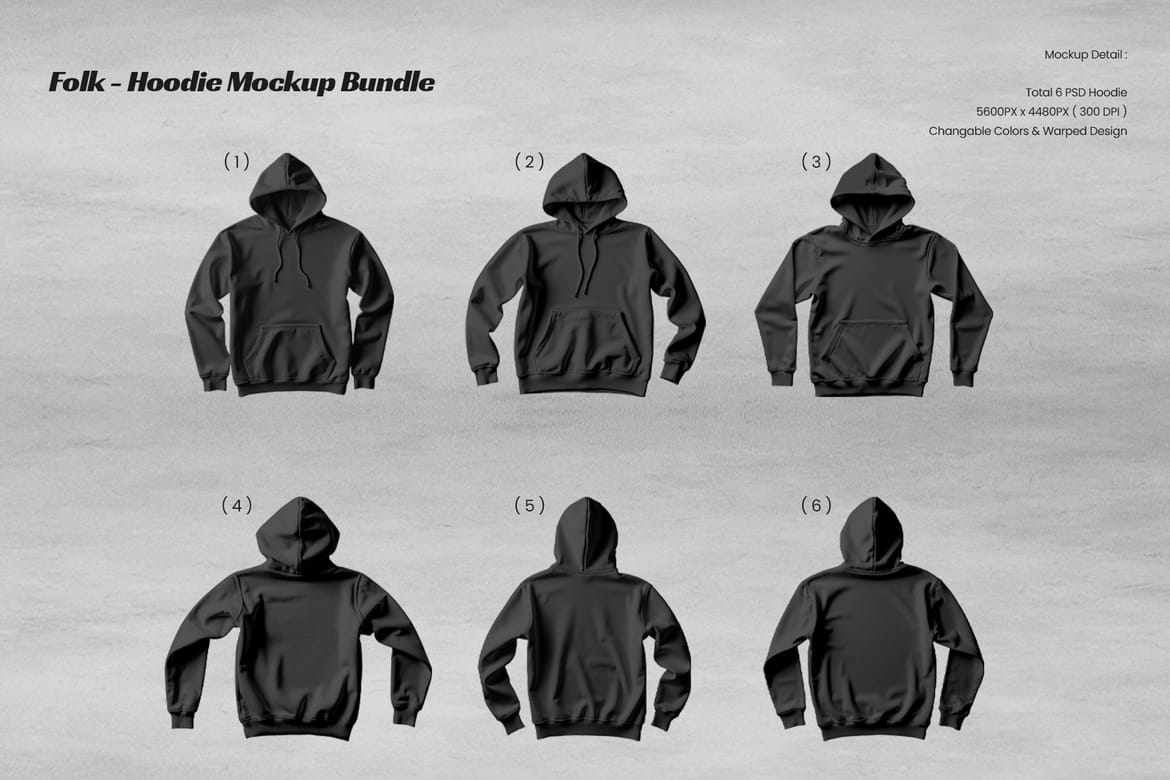 Folk - Hoodie Mockup