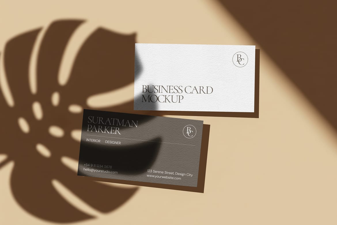Premium Business Card Mockup