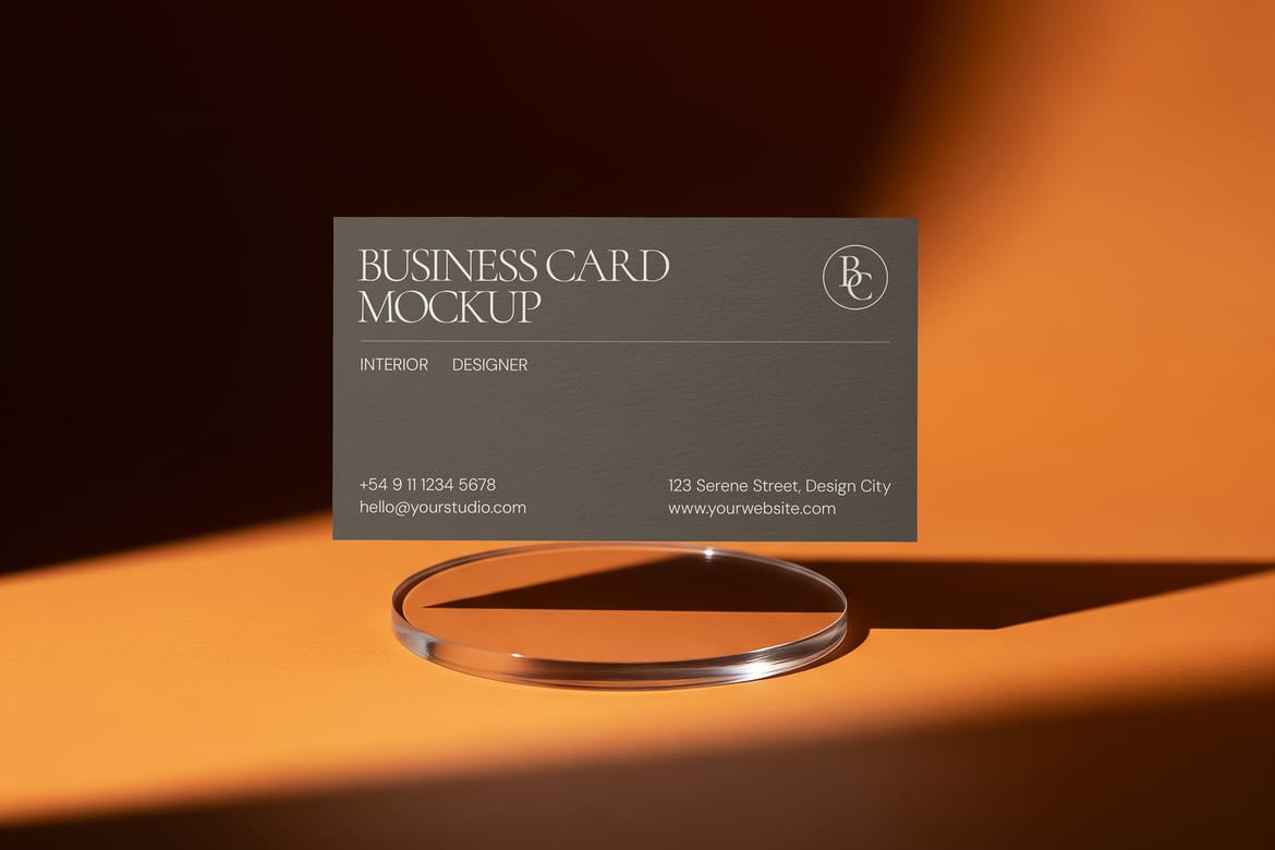 Premium Business Card Mockup