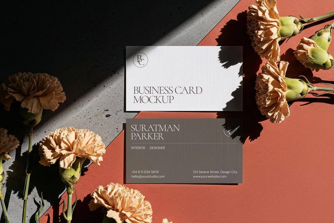 Premium Business Card Mockup