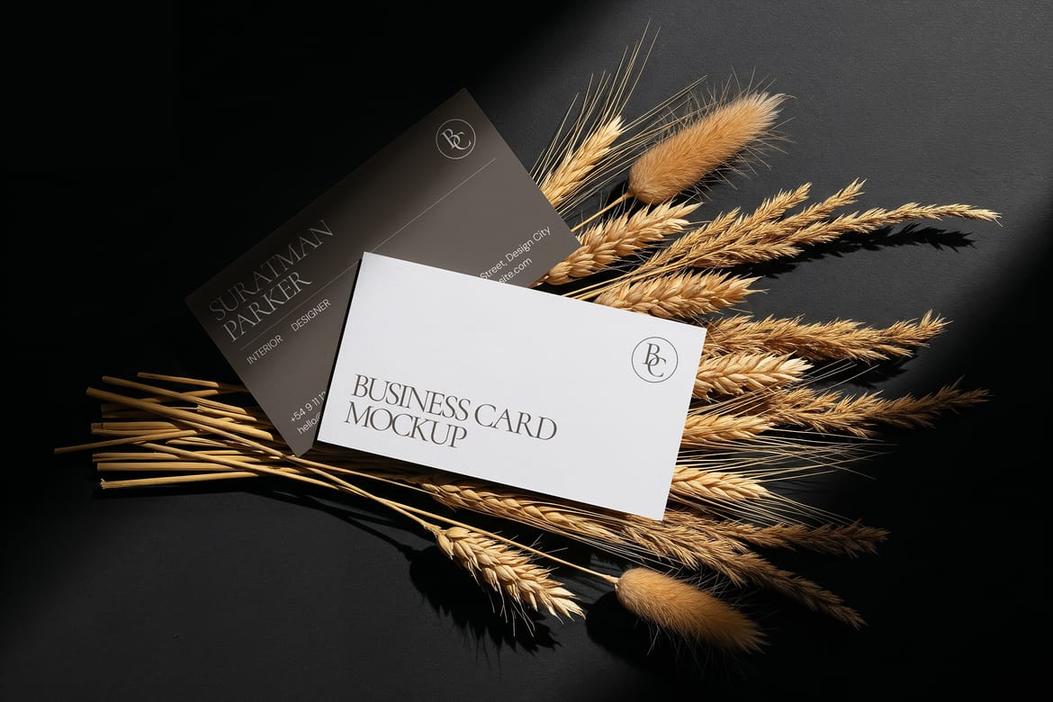 Premium Business Card Mockup