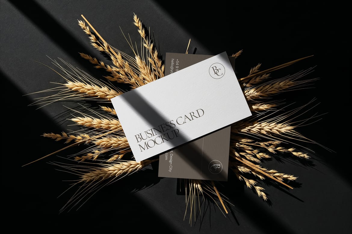 Premium Business Card Mockup