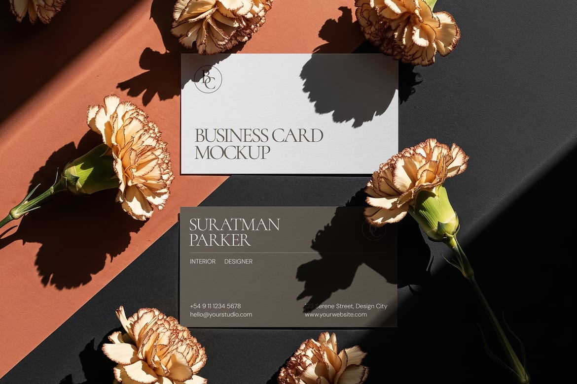 Premium Business Card Mockup
