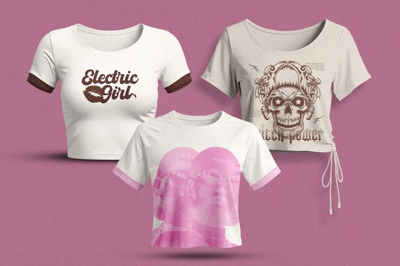 Y2K Women Apparel Mockup