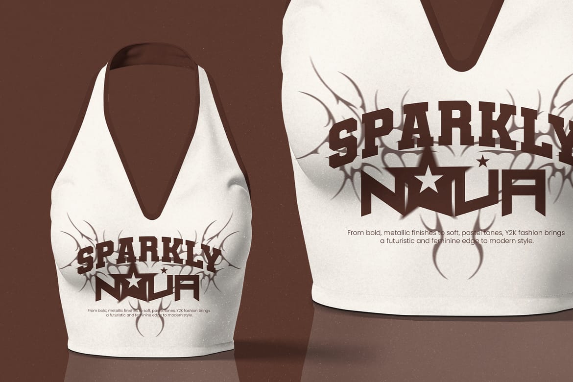 Y2K Women Apparel Mockup