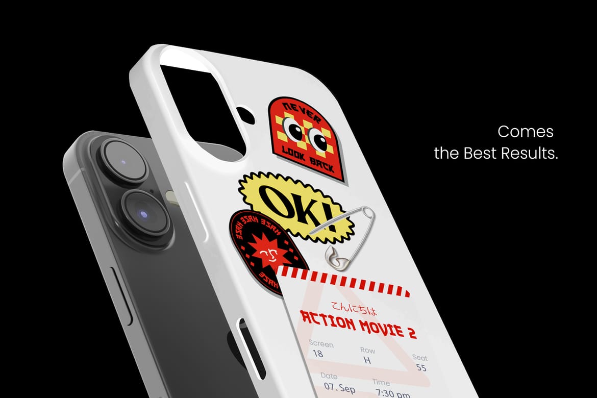 iPhone 16 Case Mockup Set