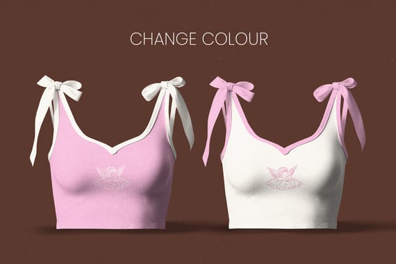 Y2K Women Apparel Mockup