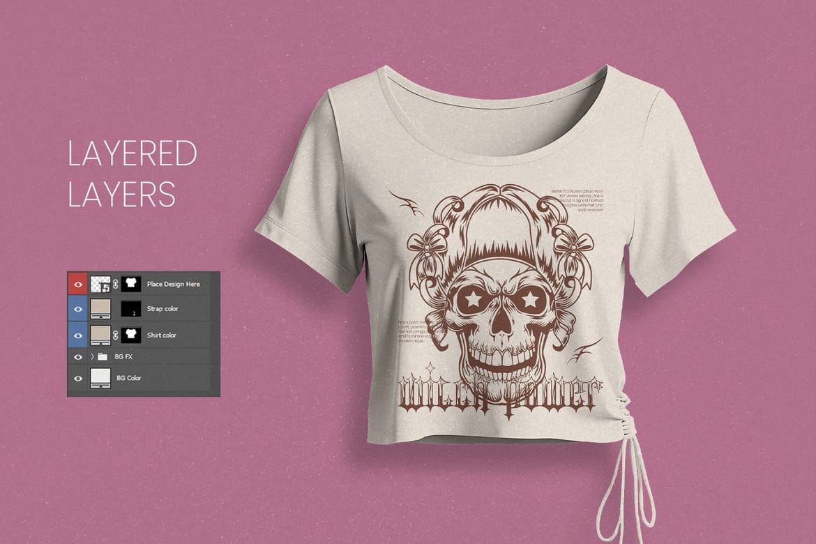 Y2K Women Apparel Mockup