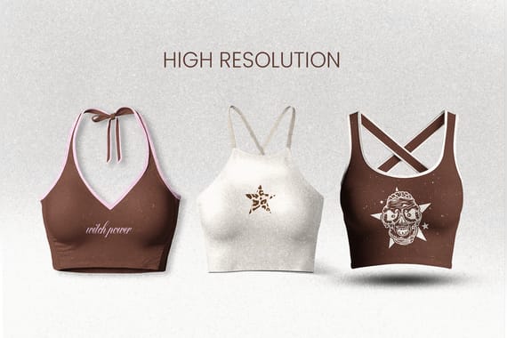 Y2K Women Apparel Mockup
