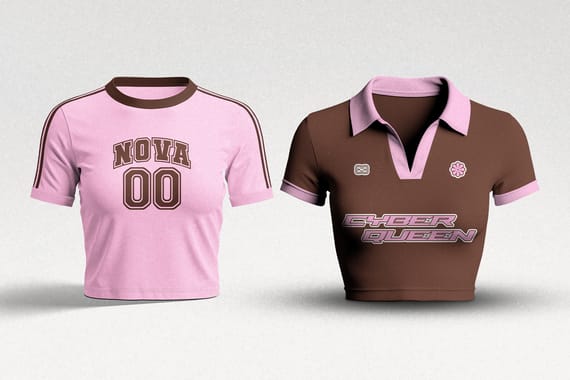 Y2K Women Apparel Mockup