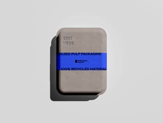 Molded Pulp Packaging Free Mockup