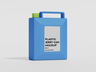 Free Plastic Jerry Can Mockup