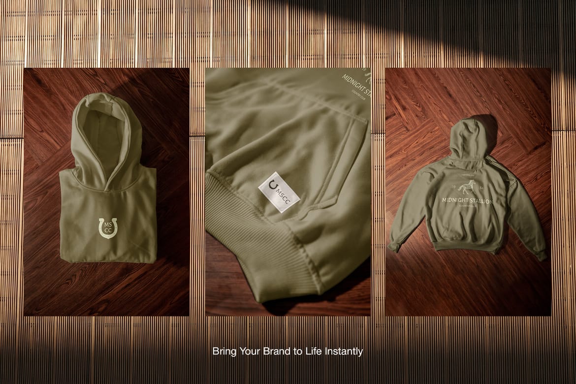 Boxy Hoodie Mockup Bundle