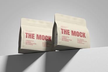 Standing Pouch Packaging Mockup Set