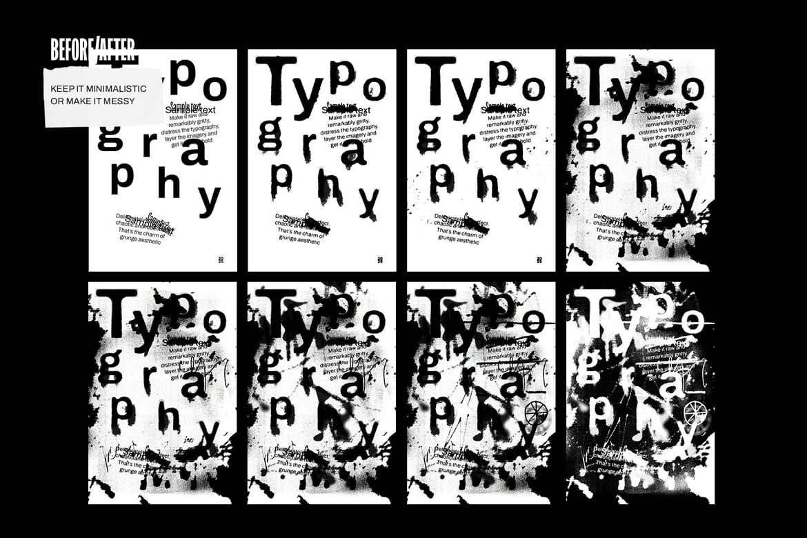 16 Ink Poster PS Templates