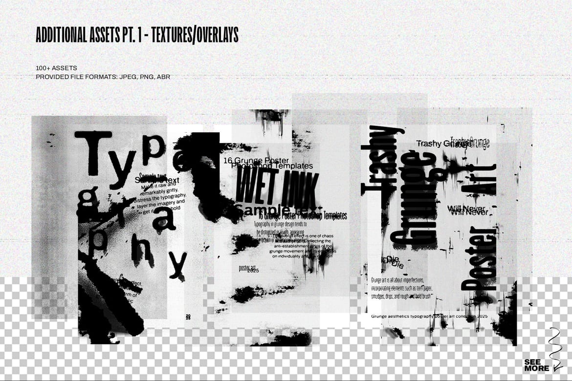 16 Ink Poster PS Templates