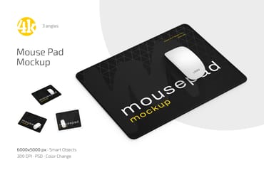 Mouse Pad Mockup Set