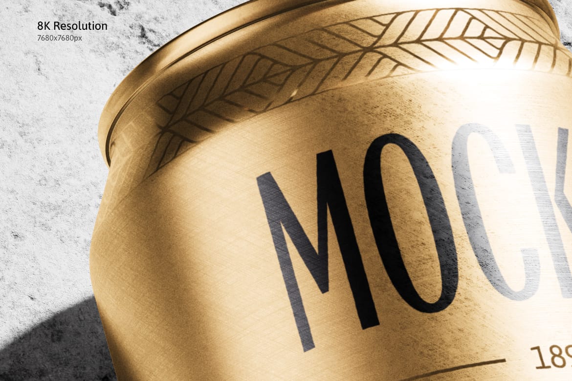 500ml Can Mockup | Brick Scene 002