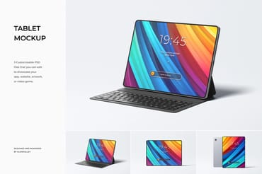 High Quality Tablet Mockup