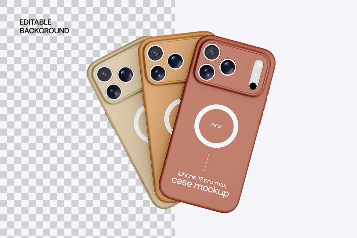 Minimal iPhone 17 Pro Case Mockup