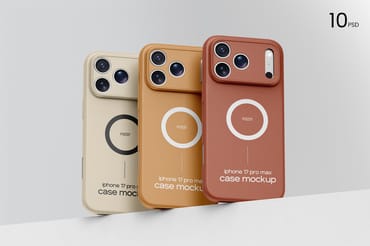 Minimal iPhone 17 Pro Case Mockup