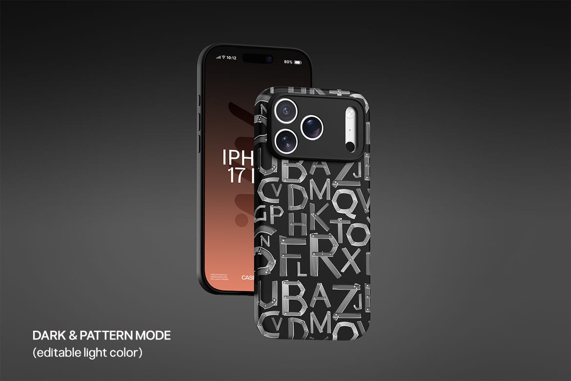 Minimal iPhone 17 Pro Case Mockup