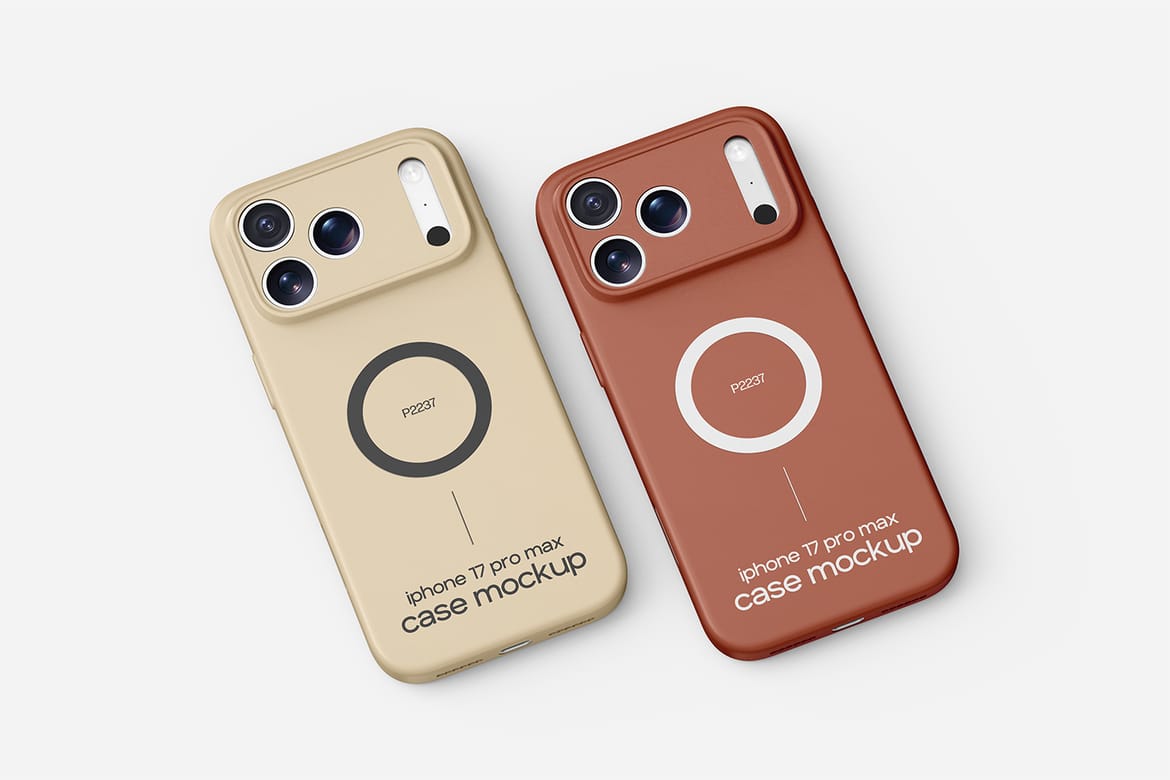 Minimal iPhone 17 Pro Case Mockup