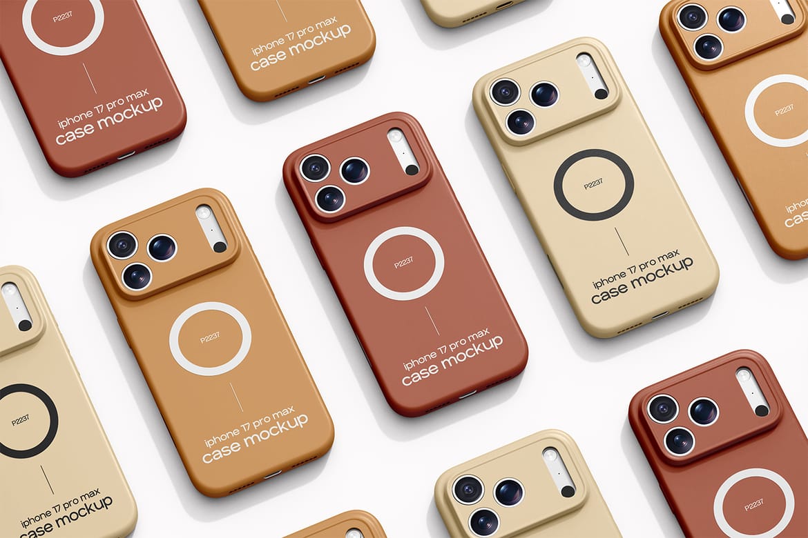 Minimal iPhone 17 Pro Case Mockup