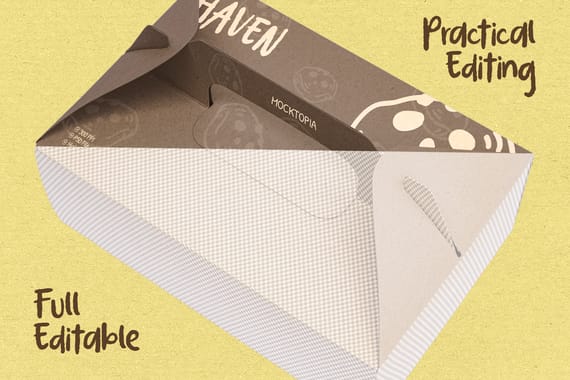 Haven - Paper Box Mockup