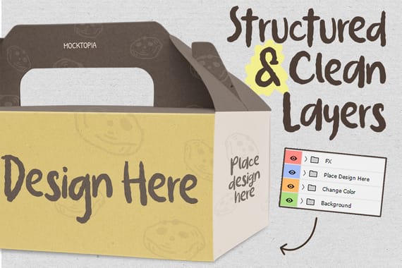 Haven - Paper Box Mockup