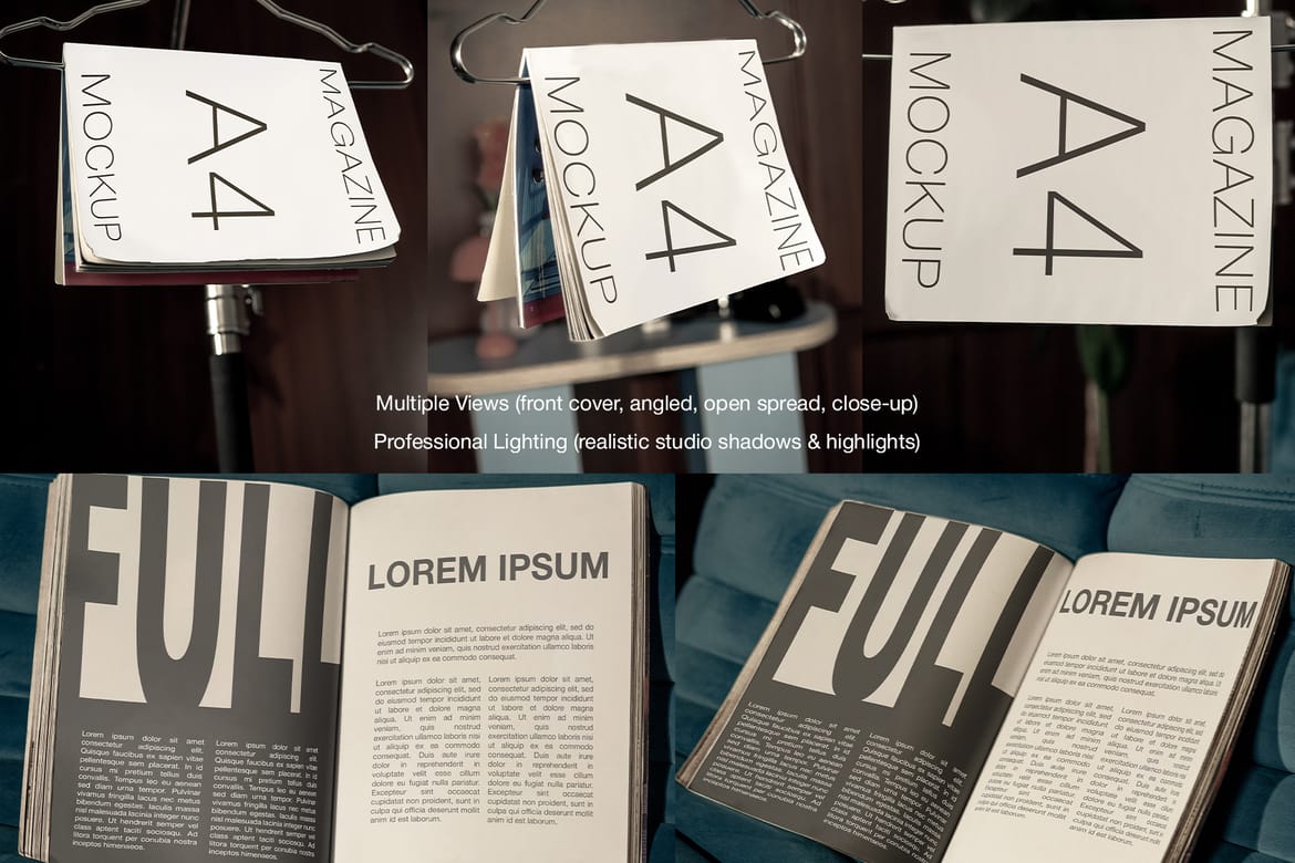 Magazine Mockup Bundle