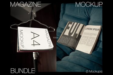 Magazine Mockup Bundle