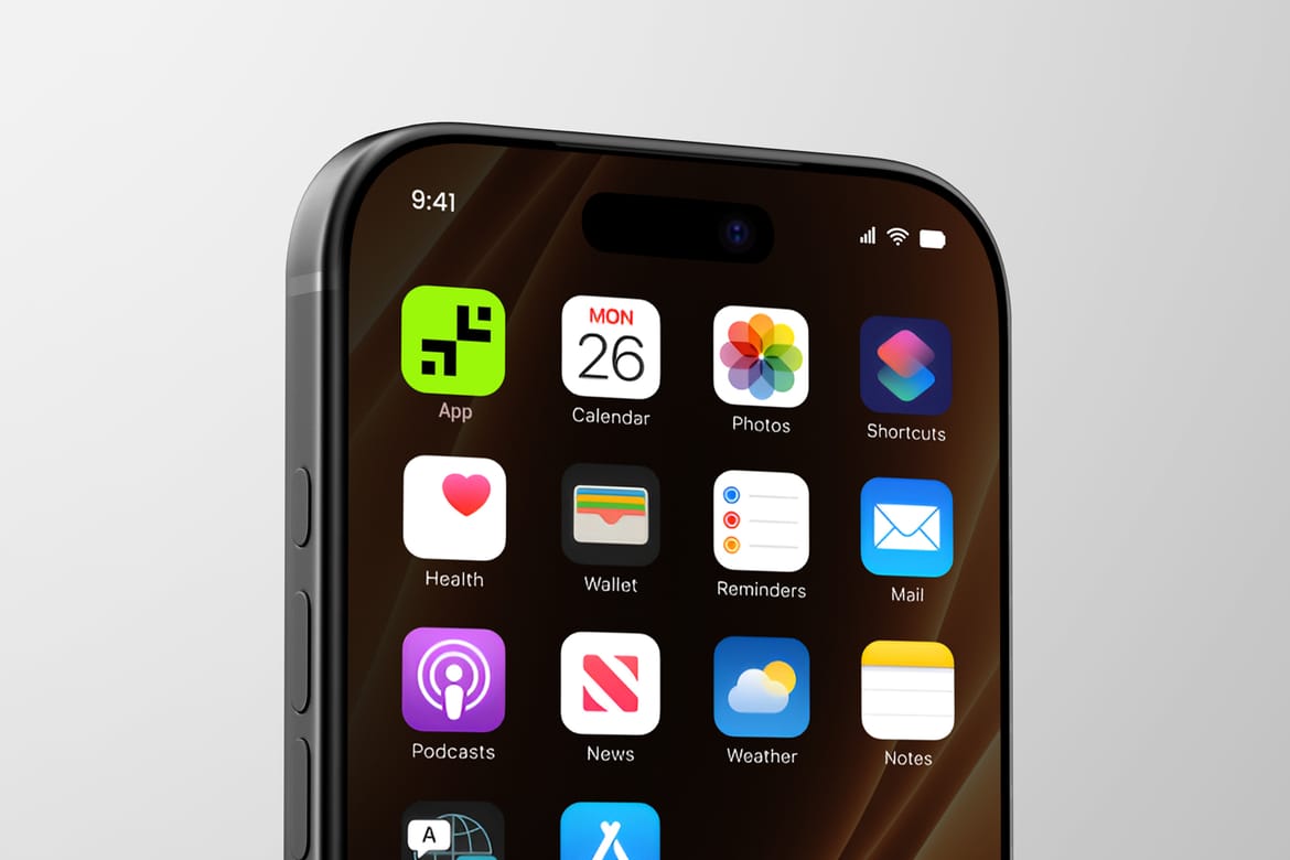 Close-up iPhone 17 Pro Max Mockup