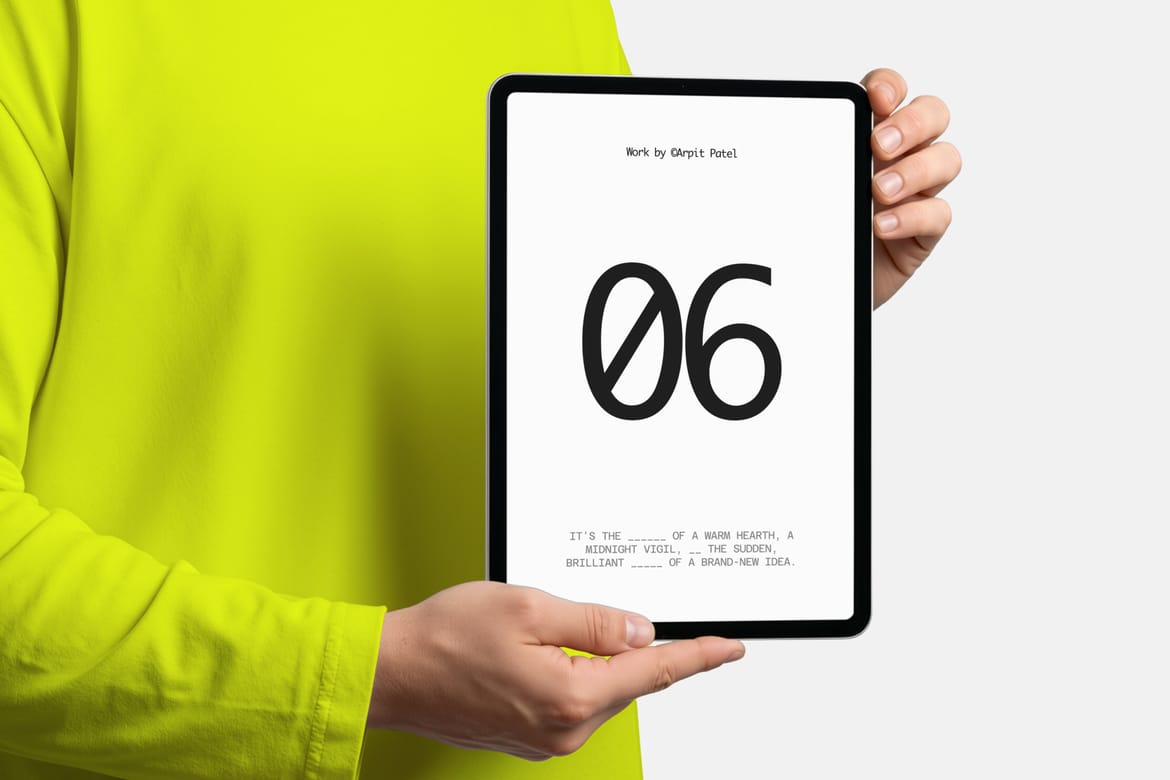 iPad Pro Studio Mockup