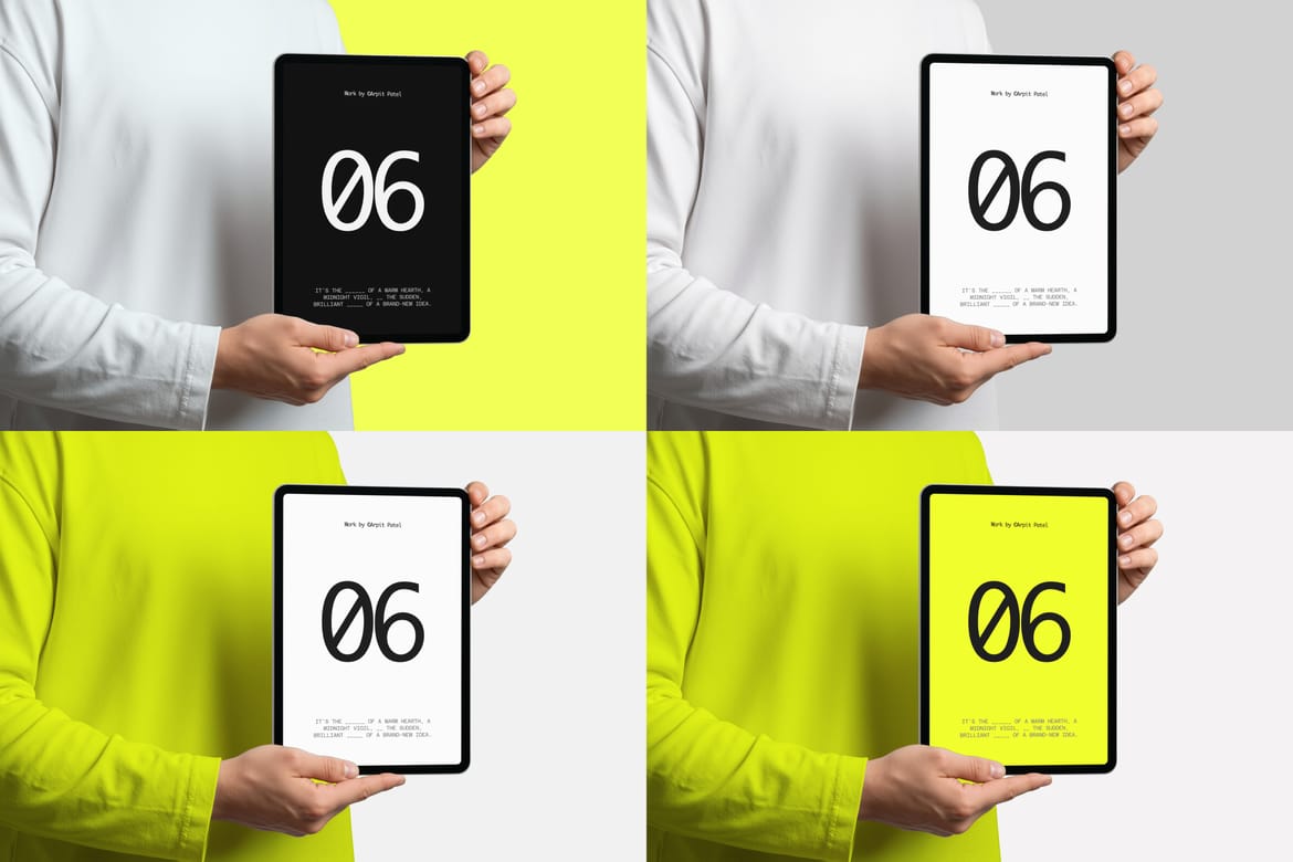iPad Pro Studio Mockup