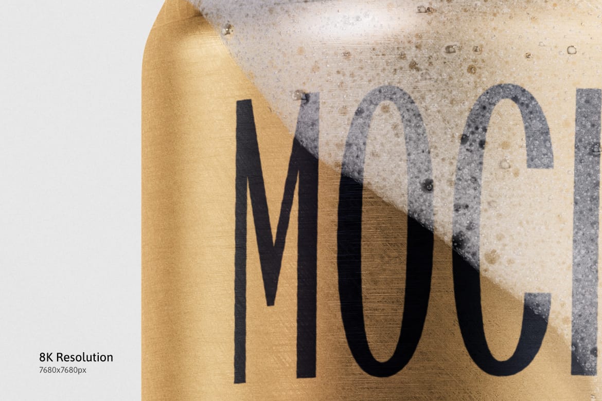 500ml Can Mockup | Plane Scene 001