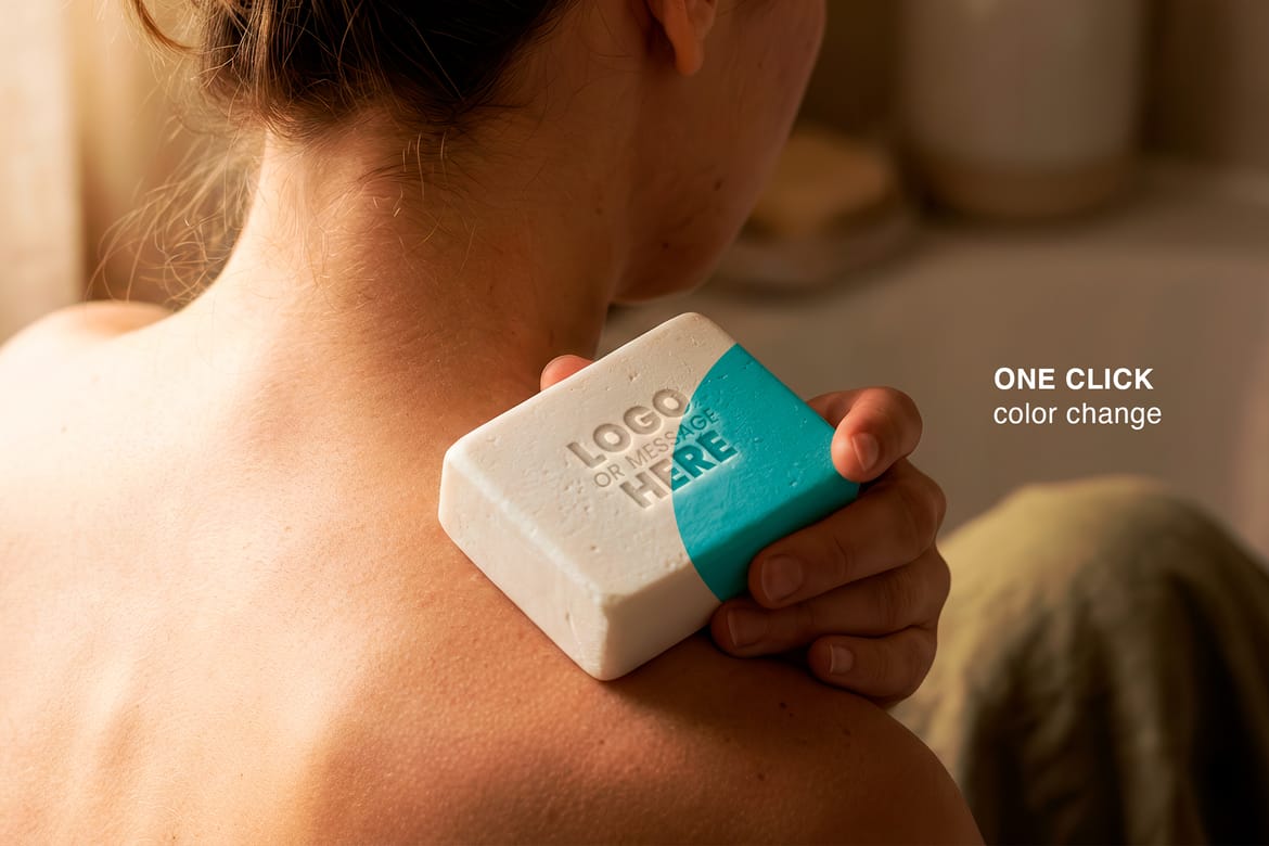 Soap Logo or Message Mockups