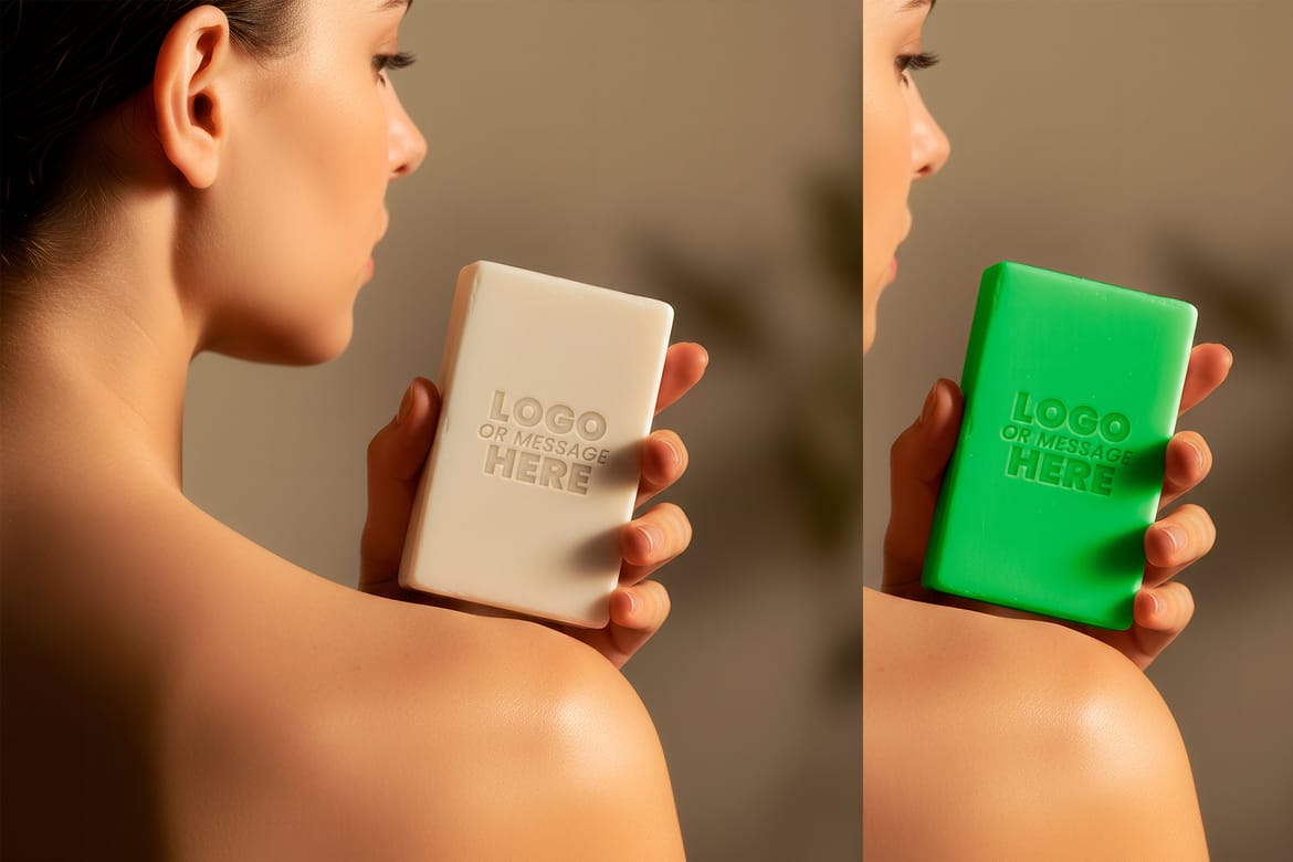 Soap Logo or Message Mockups