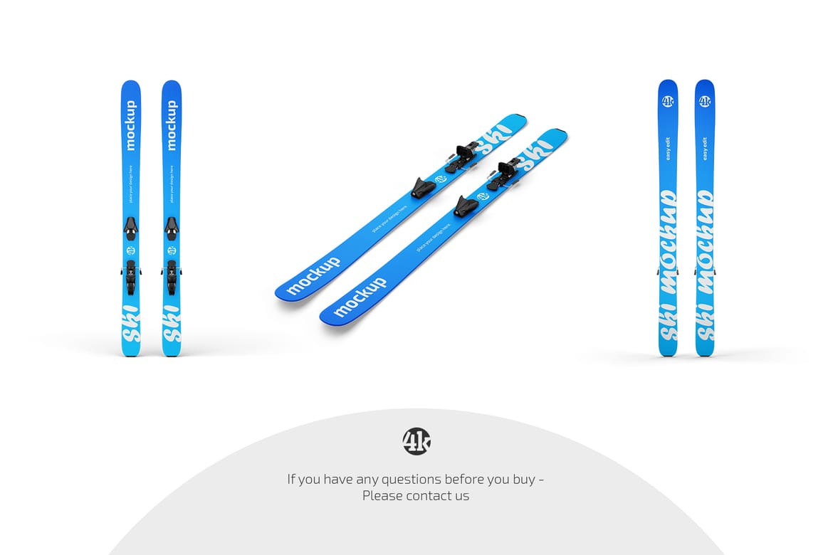 Ski Mockup Set