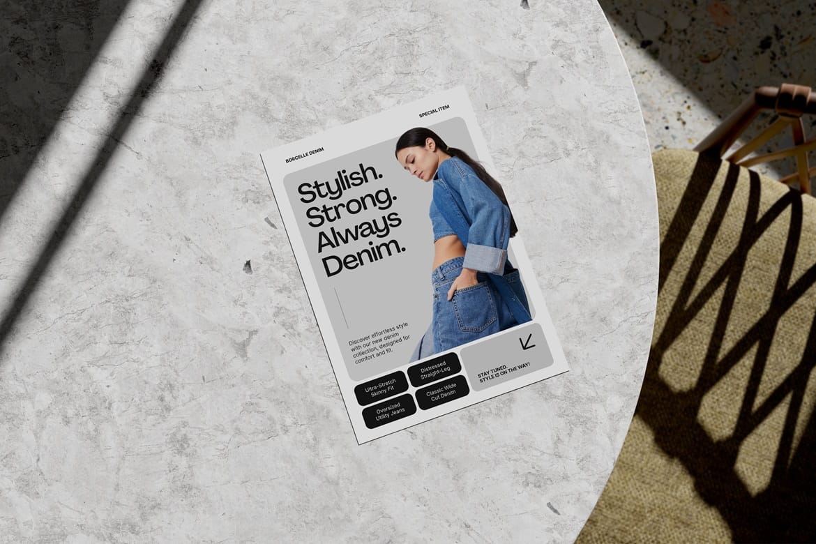 A4 Poster Flyer Mockup