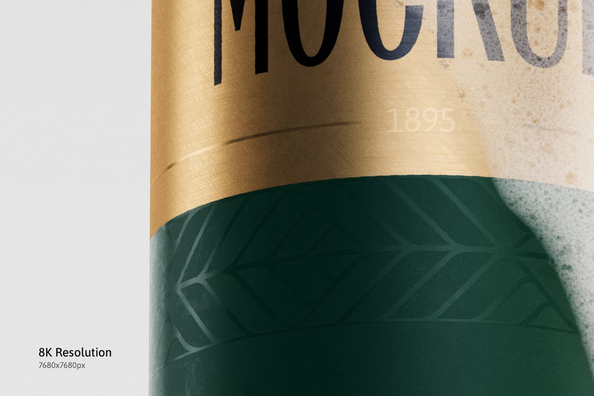 500ml Can Mockup | Plane Scene 002