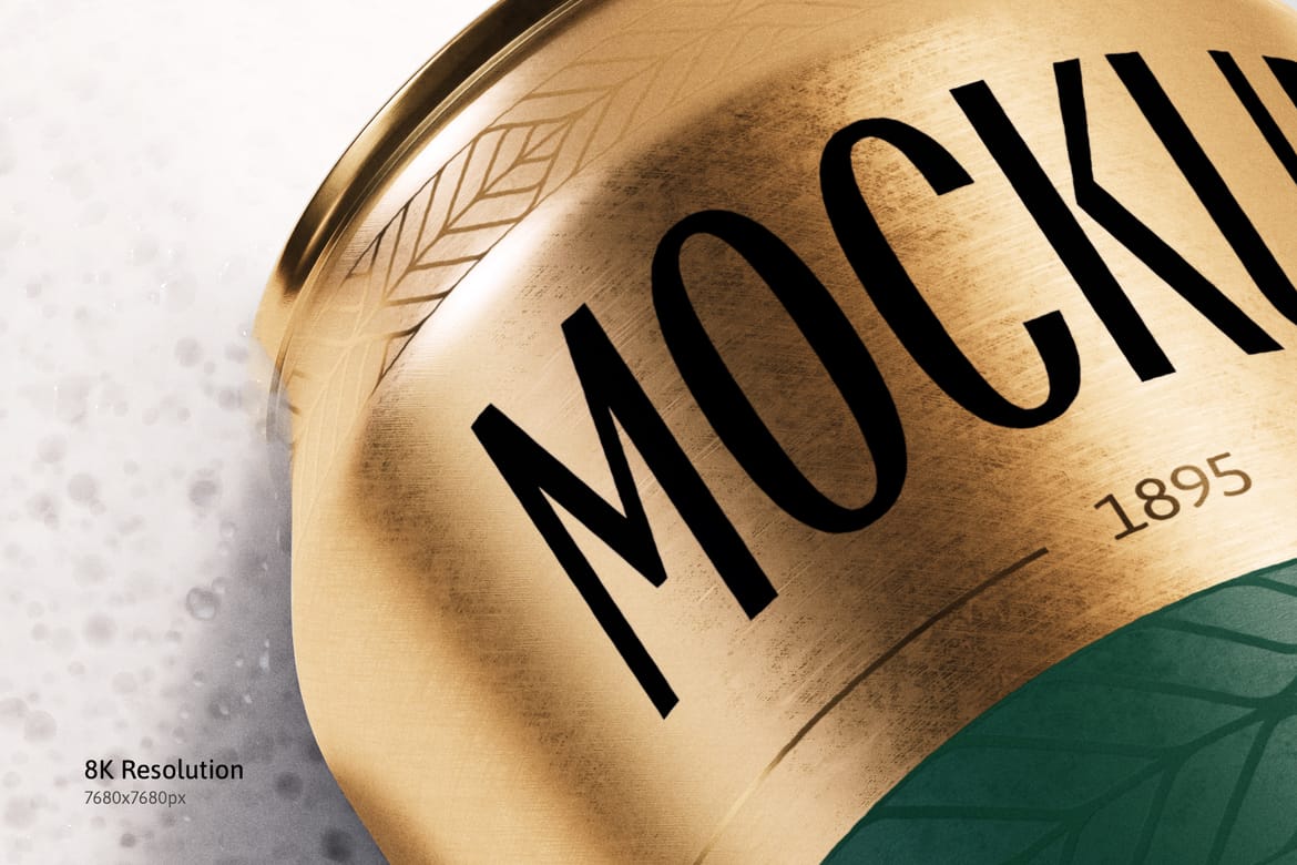 500ml Can Mockup | Plane Scene 003