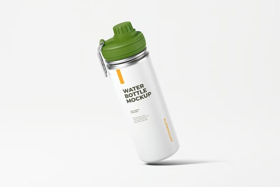 Water Bottle Mockup