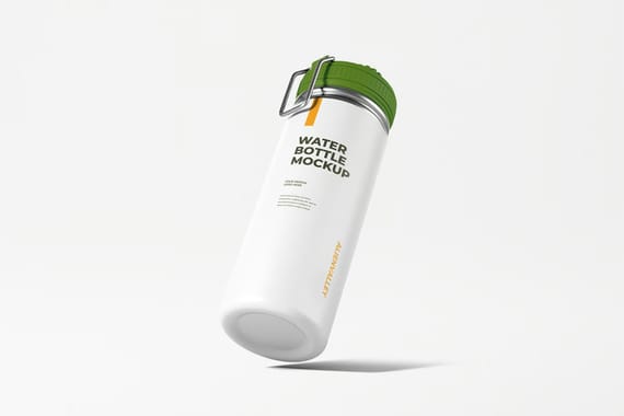 Water Bottle Mockup