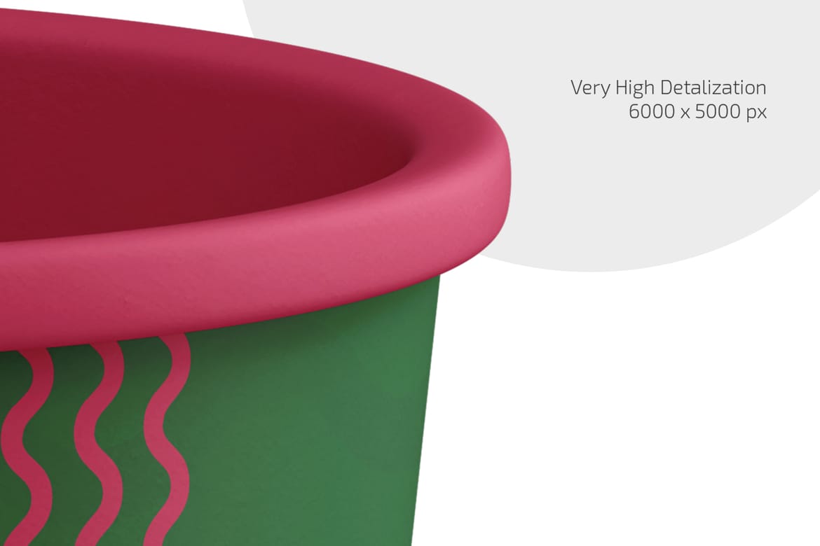 Paper Soup Cup Mockup Set