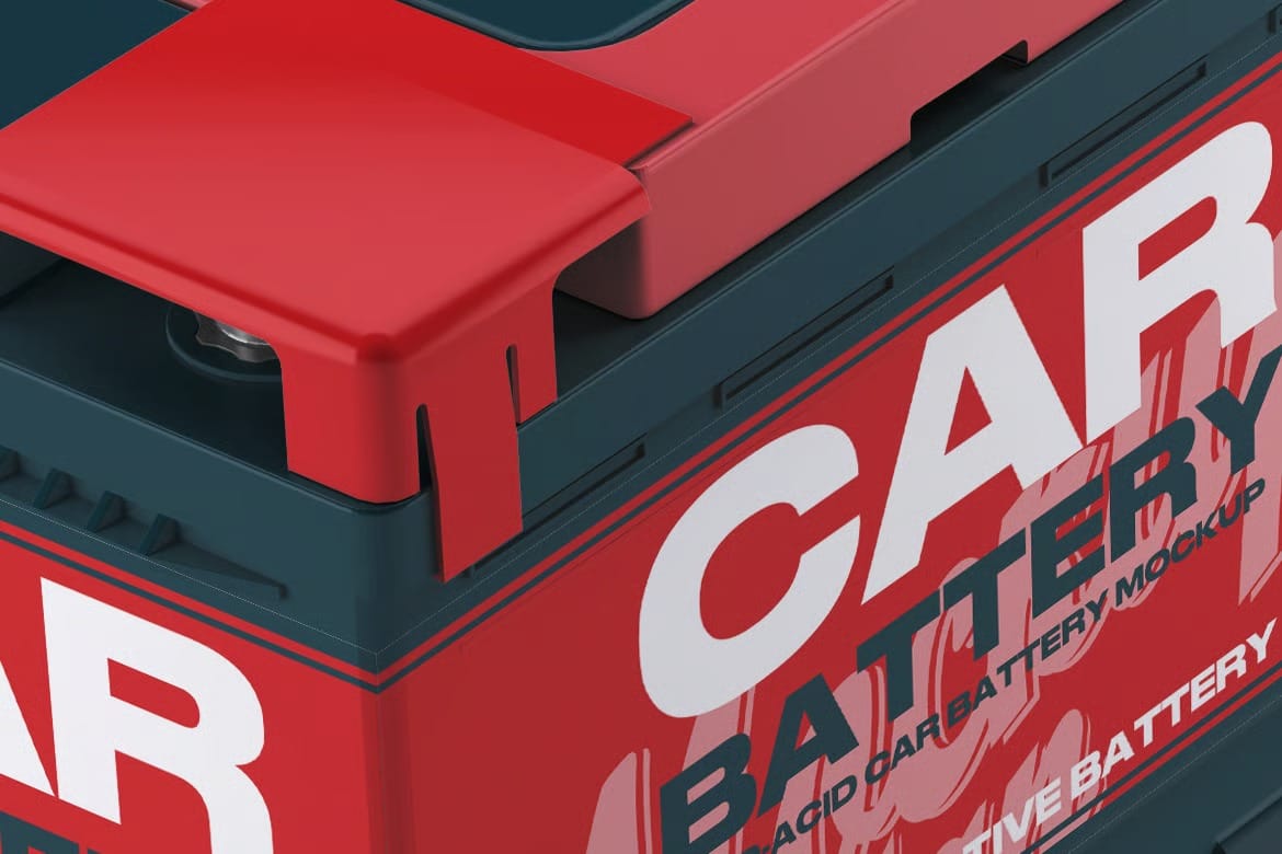 Car Battery Mock-Up