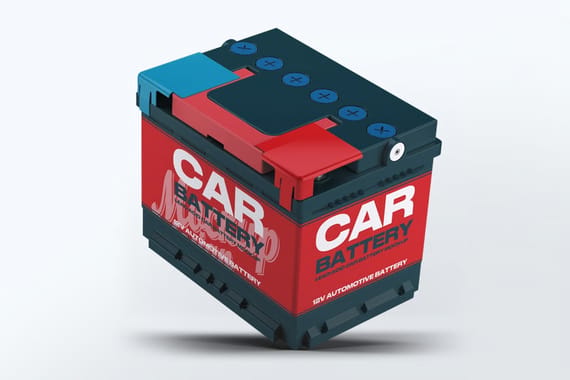 Car Battery Mock-Up